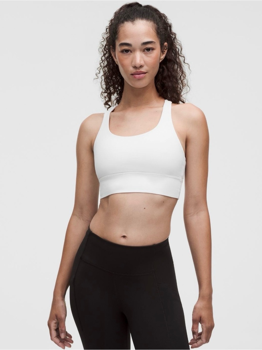 Lululemon Energy Longline Bra Light Blue, size 10, EUC!